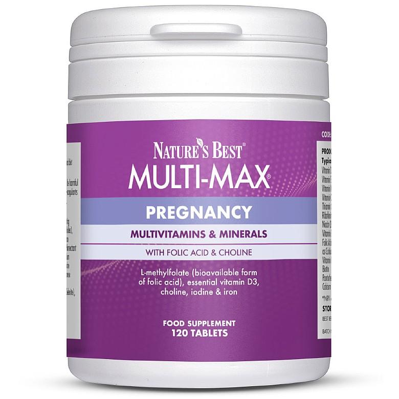 Multimax® Pregnancy, Multivitamins & Minerals With Folic Acid And Choline 240 Tablets