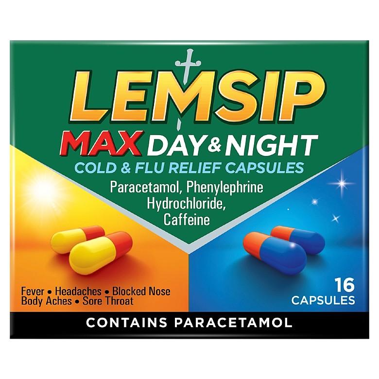 Lemsip Max Day & Night Cold & Flu Relief Capsules