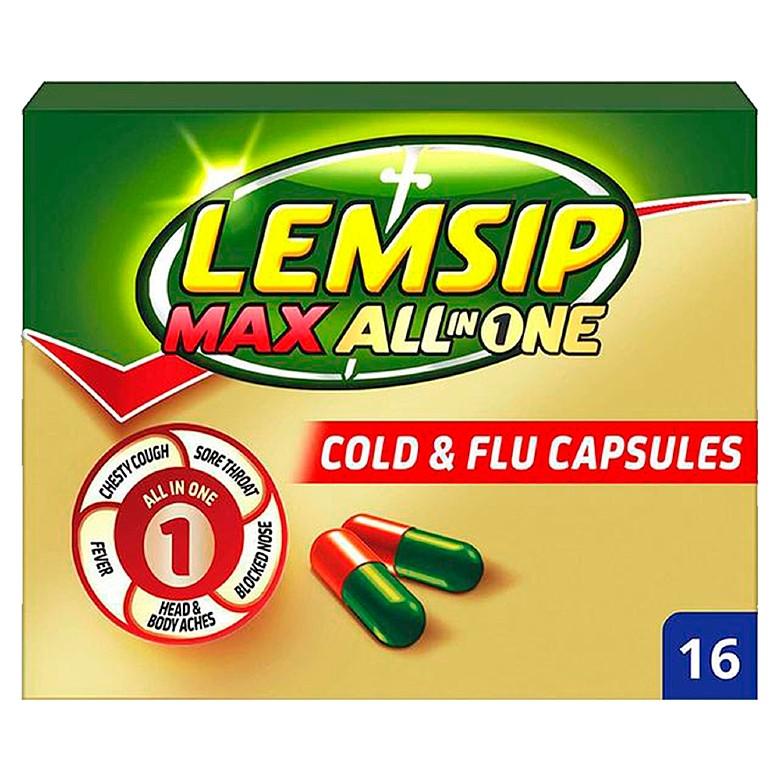 Lemsip Max All In One Cold & Flu Capsules