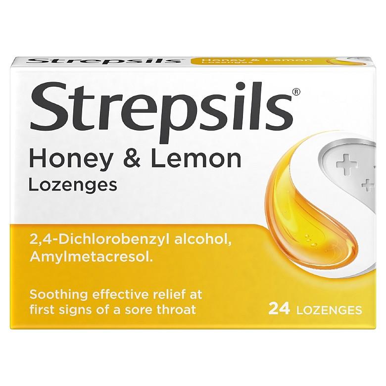 Strepsils Honey & Lemon Lozenges 24