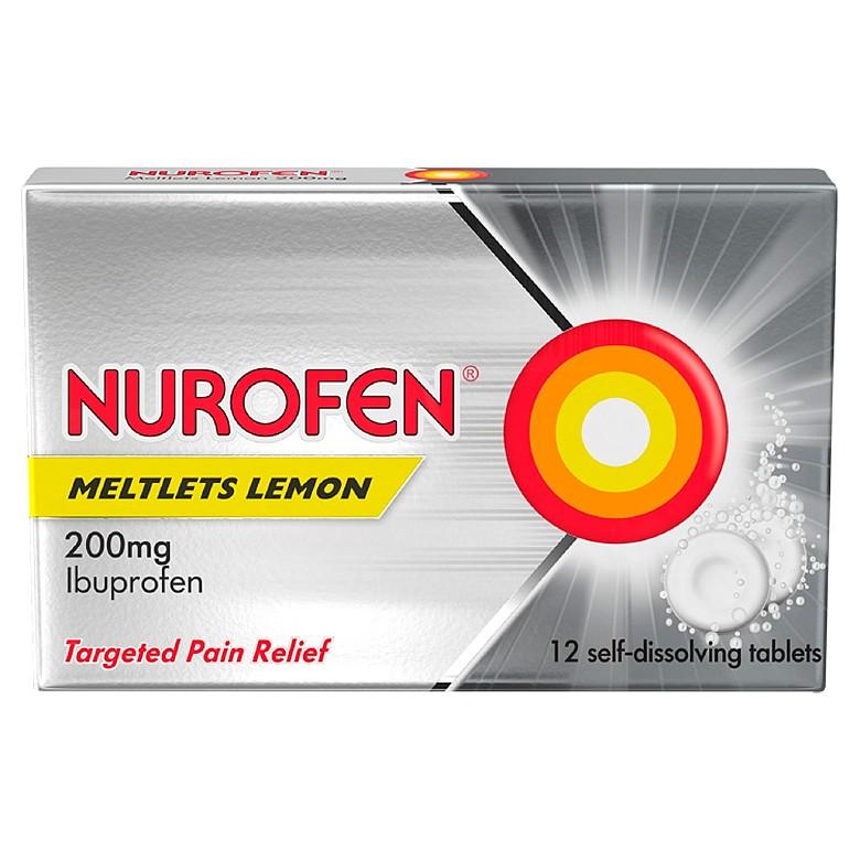 Nurofen Meltlets Lemon Tablets 12