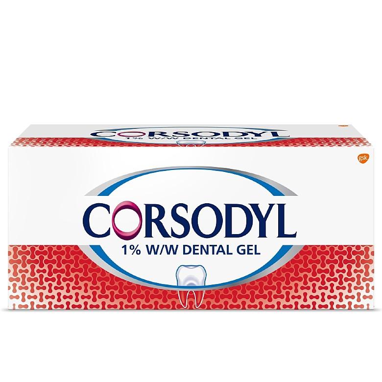 Corsodyl 1% W/W Dental Gel 50G