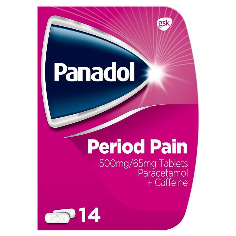 Panadol Period Pain 500Mg/65Mg Tablets 14 Tablets