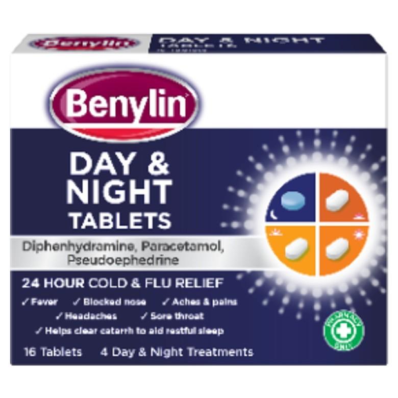 Benylin Day & Night Tablets 16