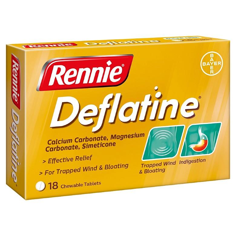 Rennie Deflatine 18 Tablets