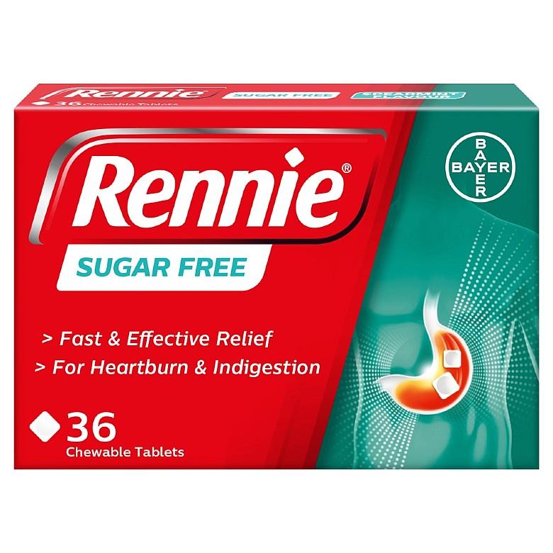 Rennie Sugar Free Indigestion 36 Tablets