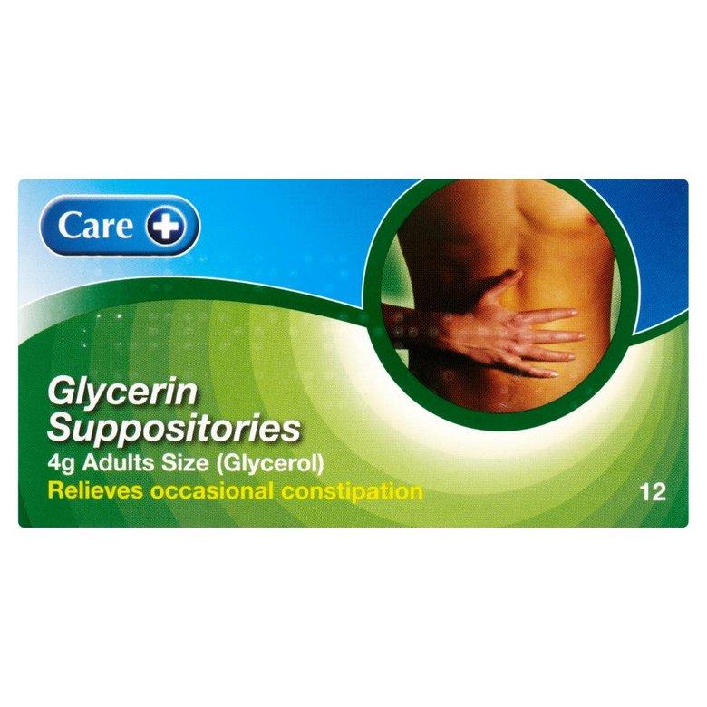 Care+ Glycerin Suppositories