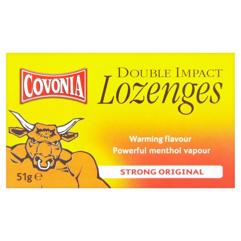 Covonia Double Action Cough Lozenges Strong Original 51G