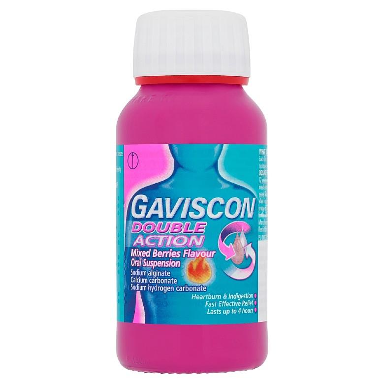 Gaviscon Double Action Liquid Mixed Berries 150Ml