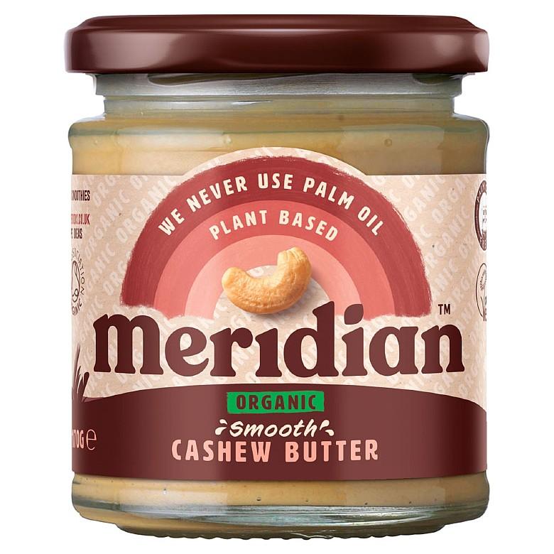 Meridian Organic Smooth Cashew Nut Butter 170G