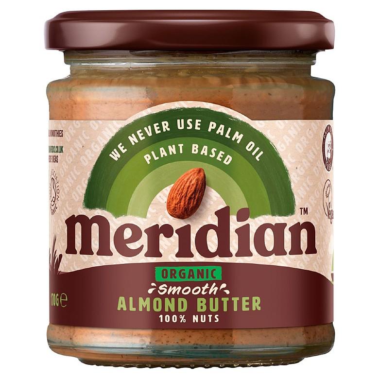 Meridian Organic Smooth Almond Butter 170G