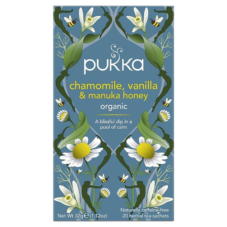 Pukka Organic Chamomile Vanilla Manuka Tea 20 Bags