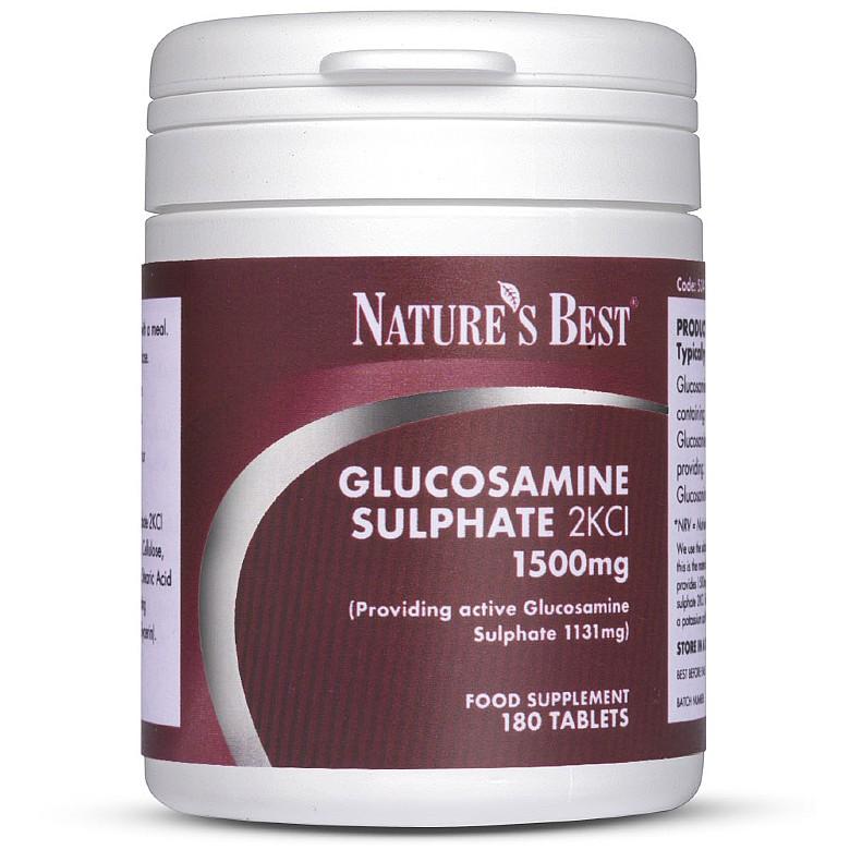 Glucosamine Sulphate 1500Mg, With 1131Mg Of 'Active' Glucosamine 180 Tablets