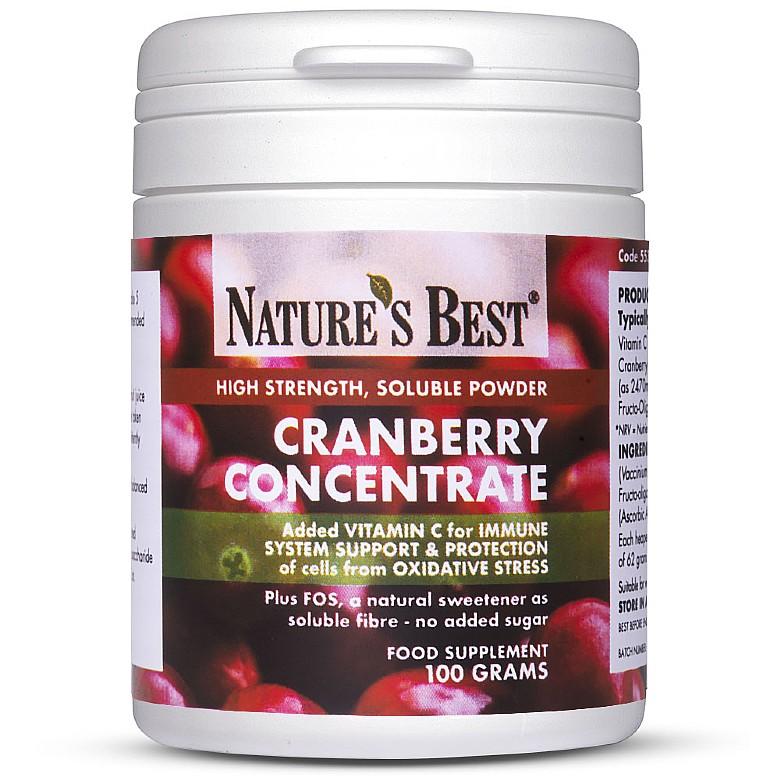 Cranberry Concentrate, With Vitamin C & Fos 100 Powder