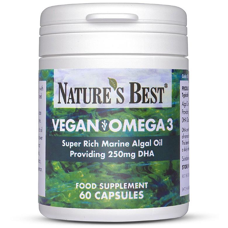 Vegan Omega 3, Omega 3 Dha 60 Capsules