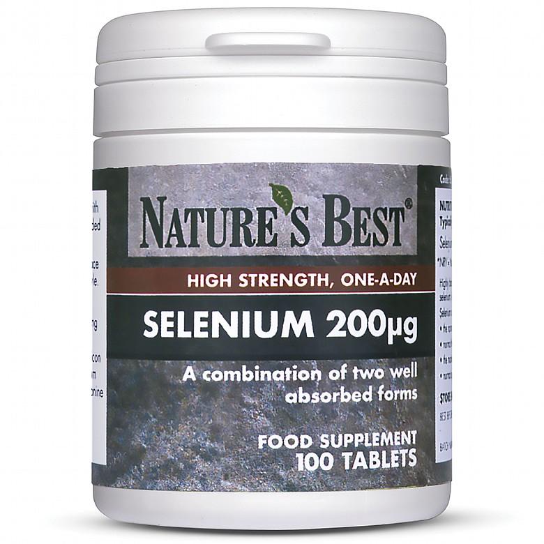 Selenium 200µG, High Strength Formula 100 Tablets