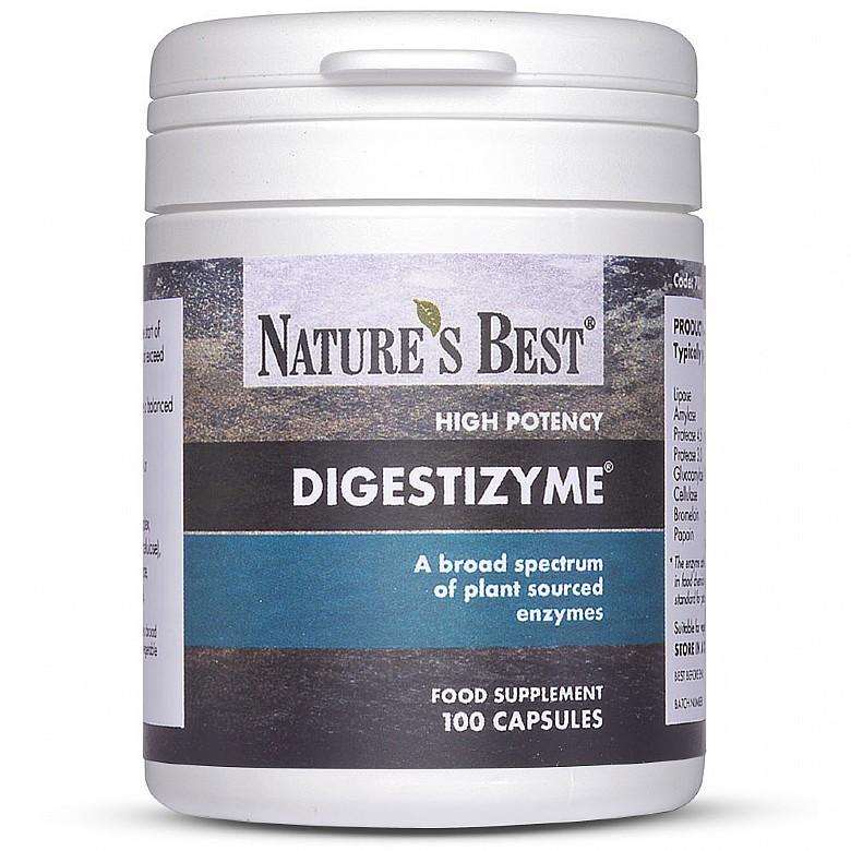 Digestizyme<Sup>®</Sup>, High Strength Digestive Enzymes 100 Capsules