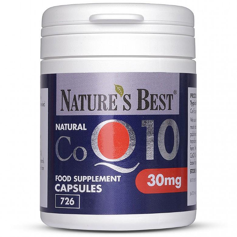 Coq10 30Mg, Natural Source 60 Capsules