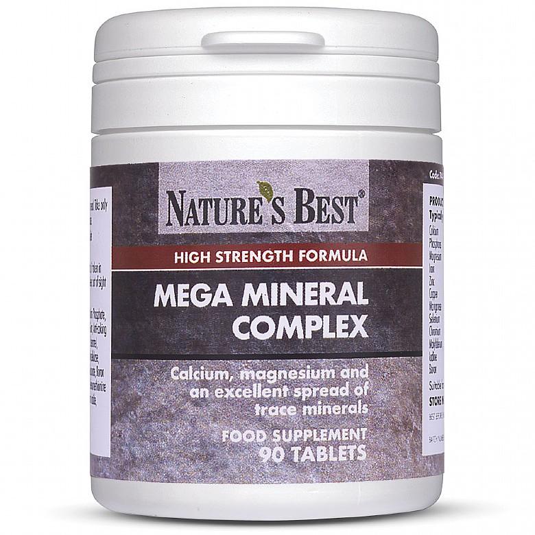 Mega Mineral Complex, High Strength Multi Mineral Formula 90 Tablets