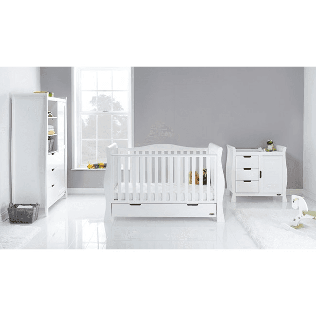 Obaby Stamford Luxe 3 Piece Room Set - White