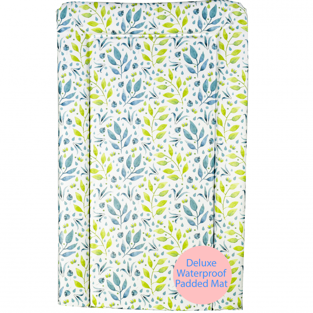 Callowesse Baby Changing Mat - Pastel Leaves