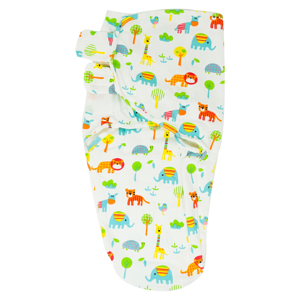 Callowesse Newborn Baby Swaddle - 0-3 Months - Exotic Kingdom