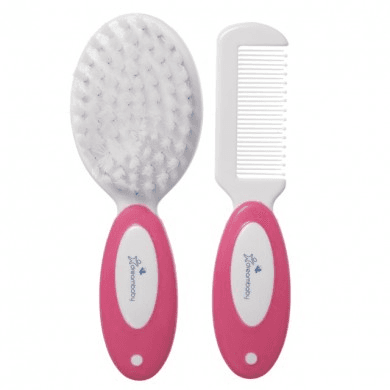 Dreambaby Brush & Comb Set Deluxe Pink