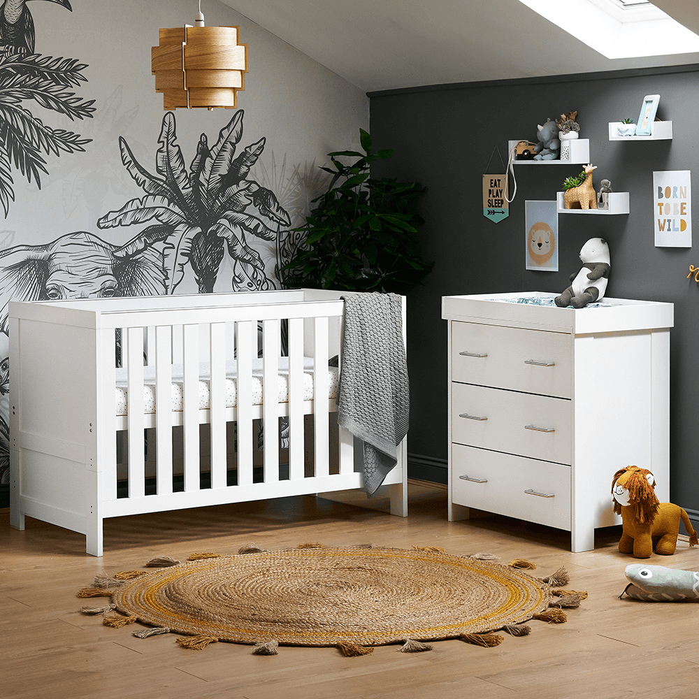 Obaby Nika 2 Piece Room Set- White Wash