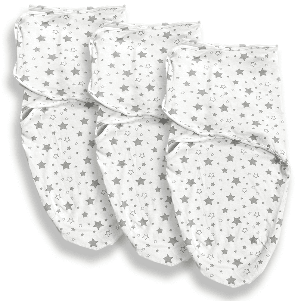 Callowesse Newborn Baby Swaddle - 0-3 Months - Starry Night - Pack Of 3