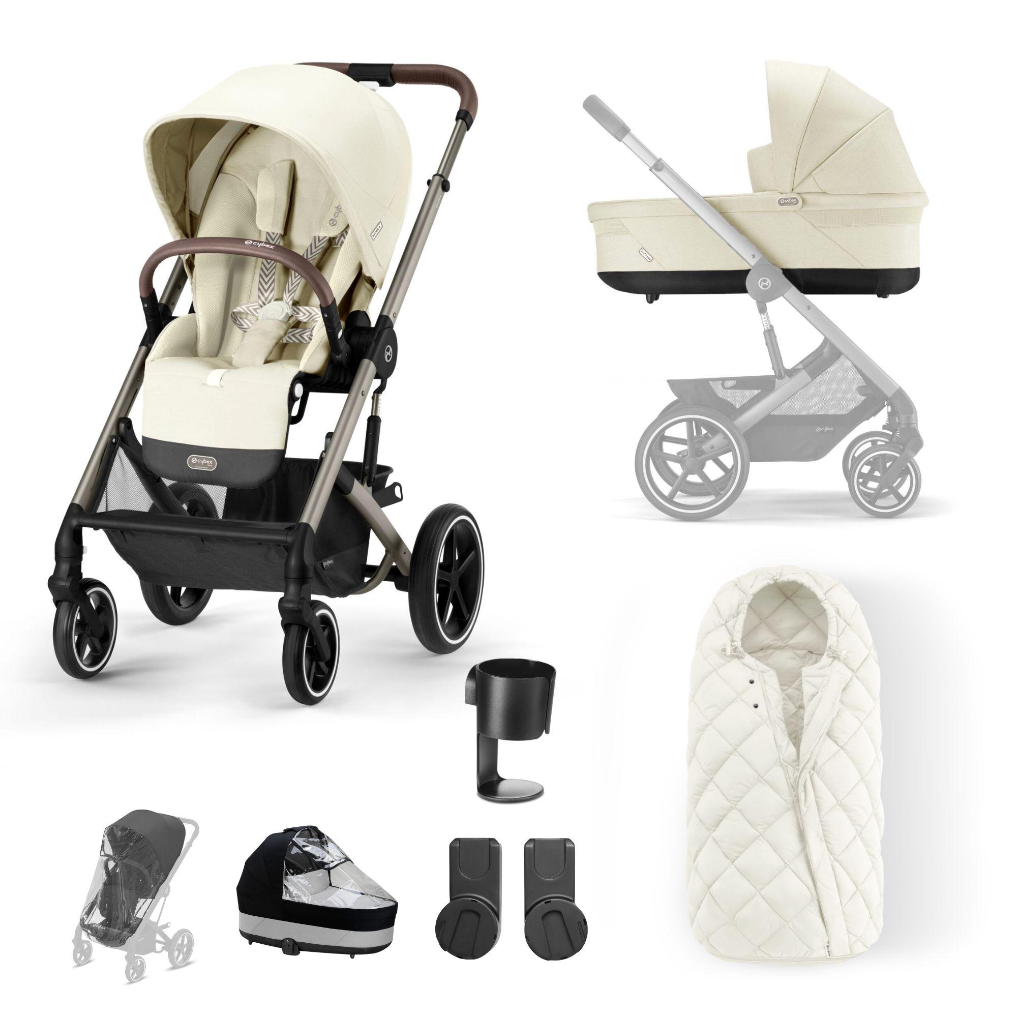 Cybex Balios S Lux 8 Piece Bundle Seashell Beige