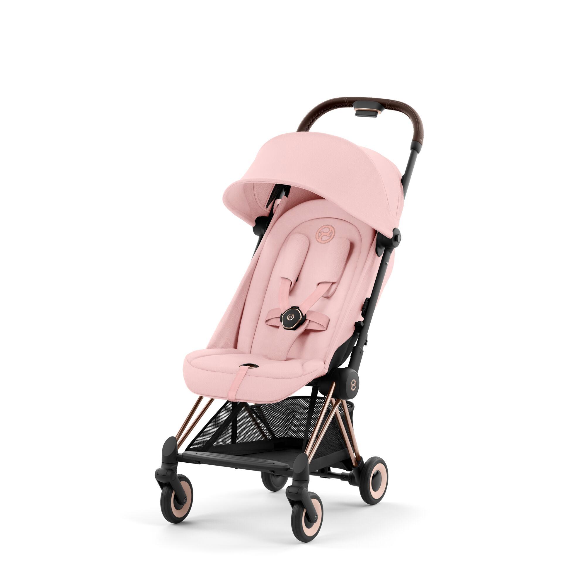 Cybex Coya Stroller - Peach Pink Peach Pink on Rose Gold Frame