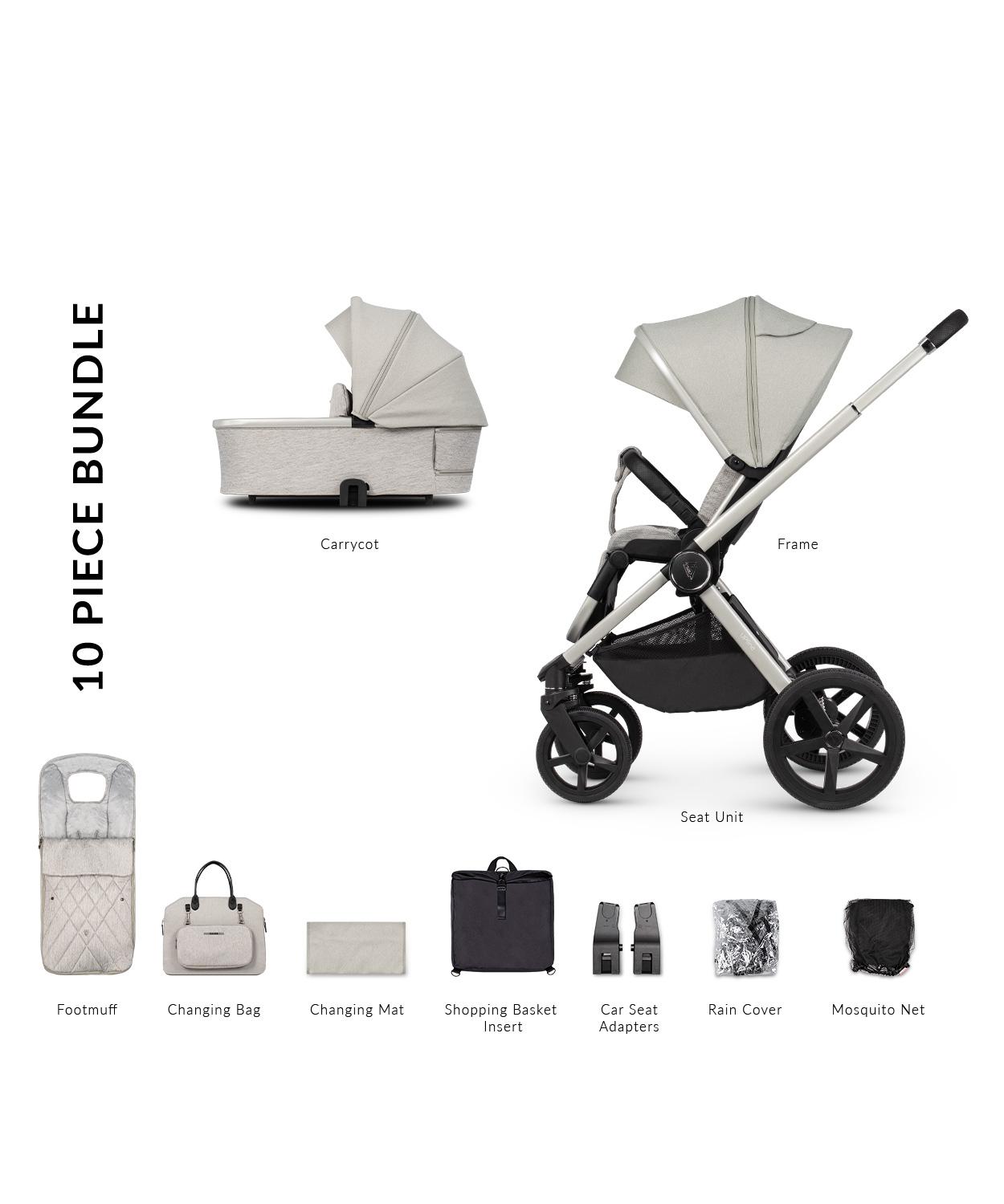 Venicci Upline 2 in 1 Travel System - Moonstone