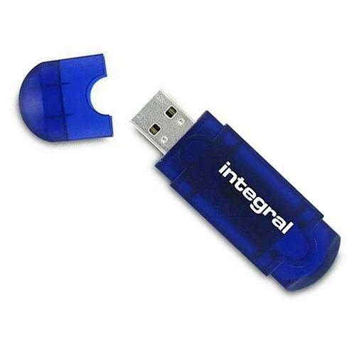 Integral Evo USB 2.0 Flash Drive 4GB - Blue