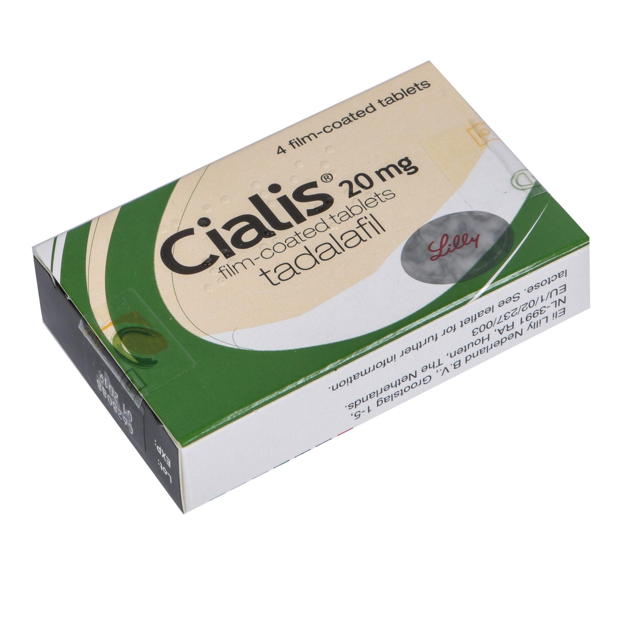 Cialis 20mg Tablets (4 Tablets)