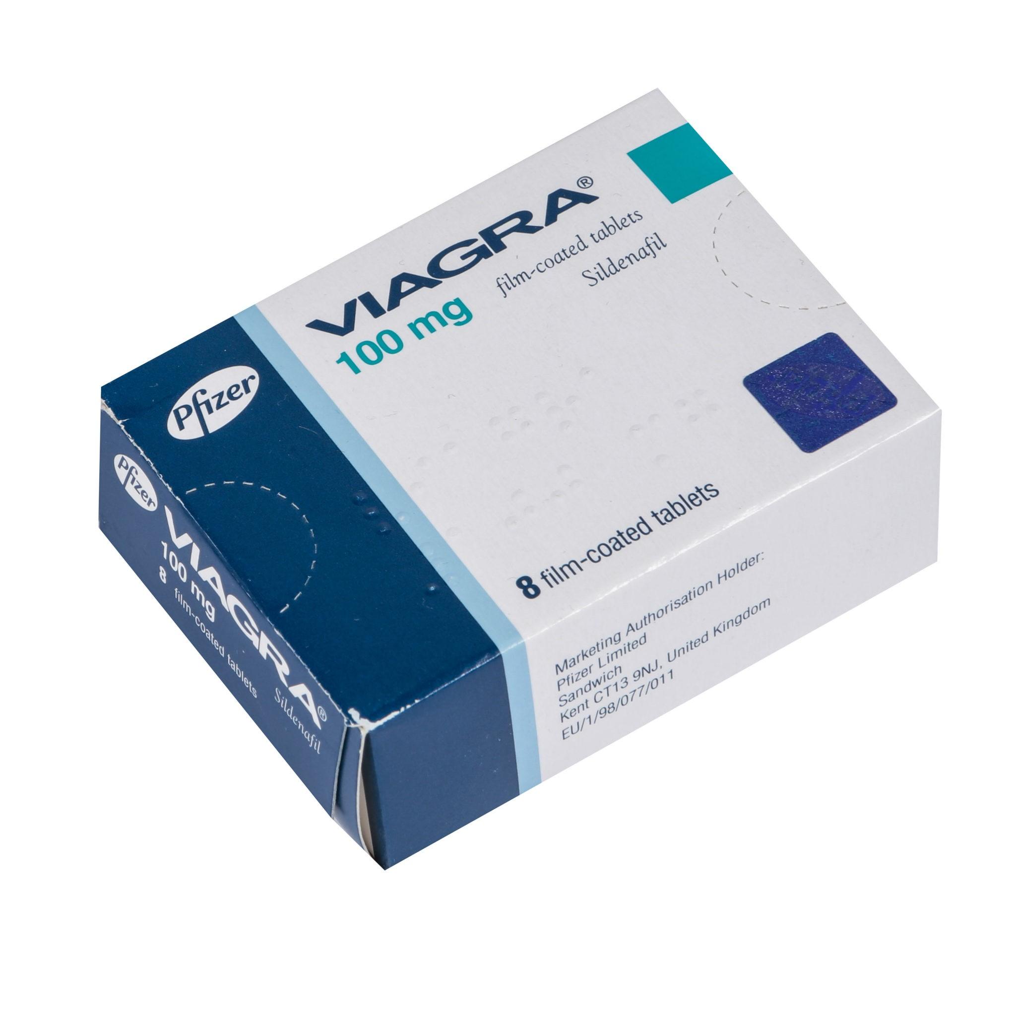 Viagra 100mg Tablets (4 Tablets)