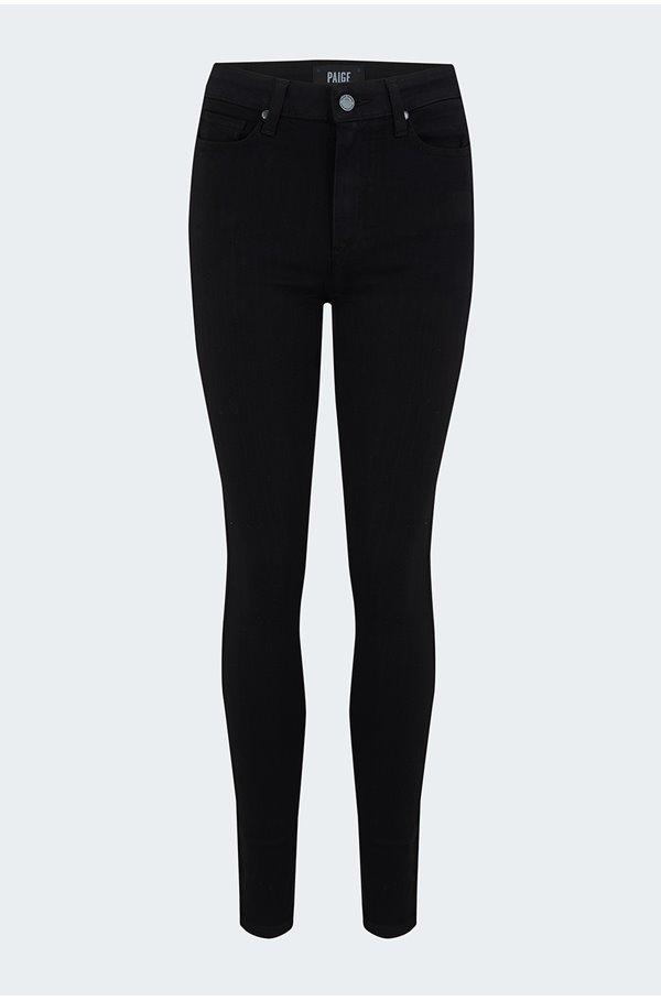 Paige - Margot Skinny Jean In Black Shadow