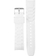 Watch strap Ice Watch SI.WE.U.S.09 / 005071 Rubber White 20mm