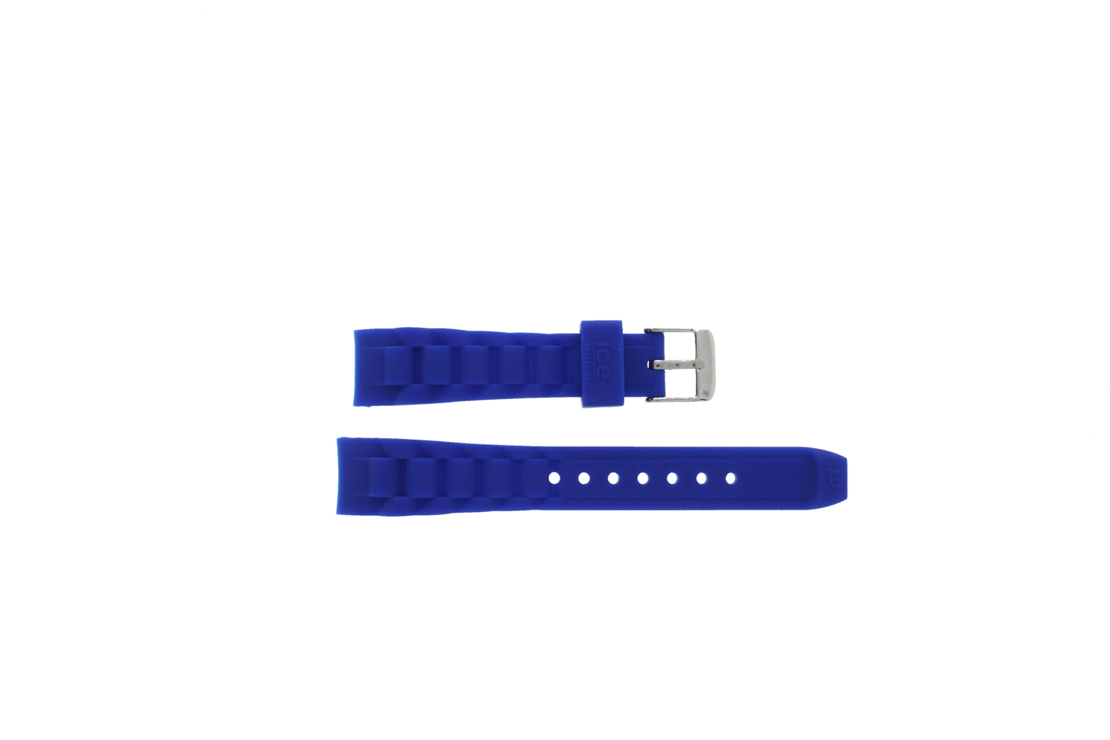 Watch strap Ice Watch SI.BE.S.S.09 / 005100 Silicone Blue 17mm