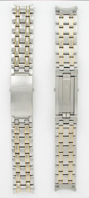 Watch strap Omega 2342.20.00 Steel Bi-color