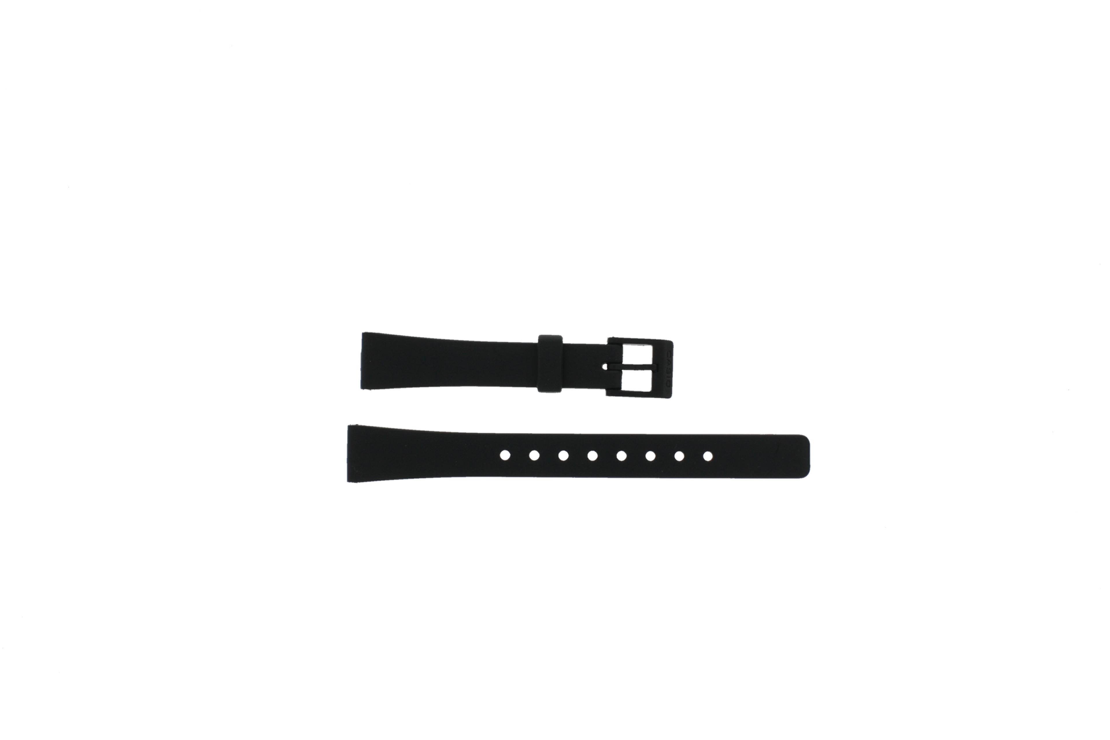 Watch strap Casio 10088279 / LQ-142E-7ASW / LQ-142 Rubber Black 14mm