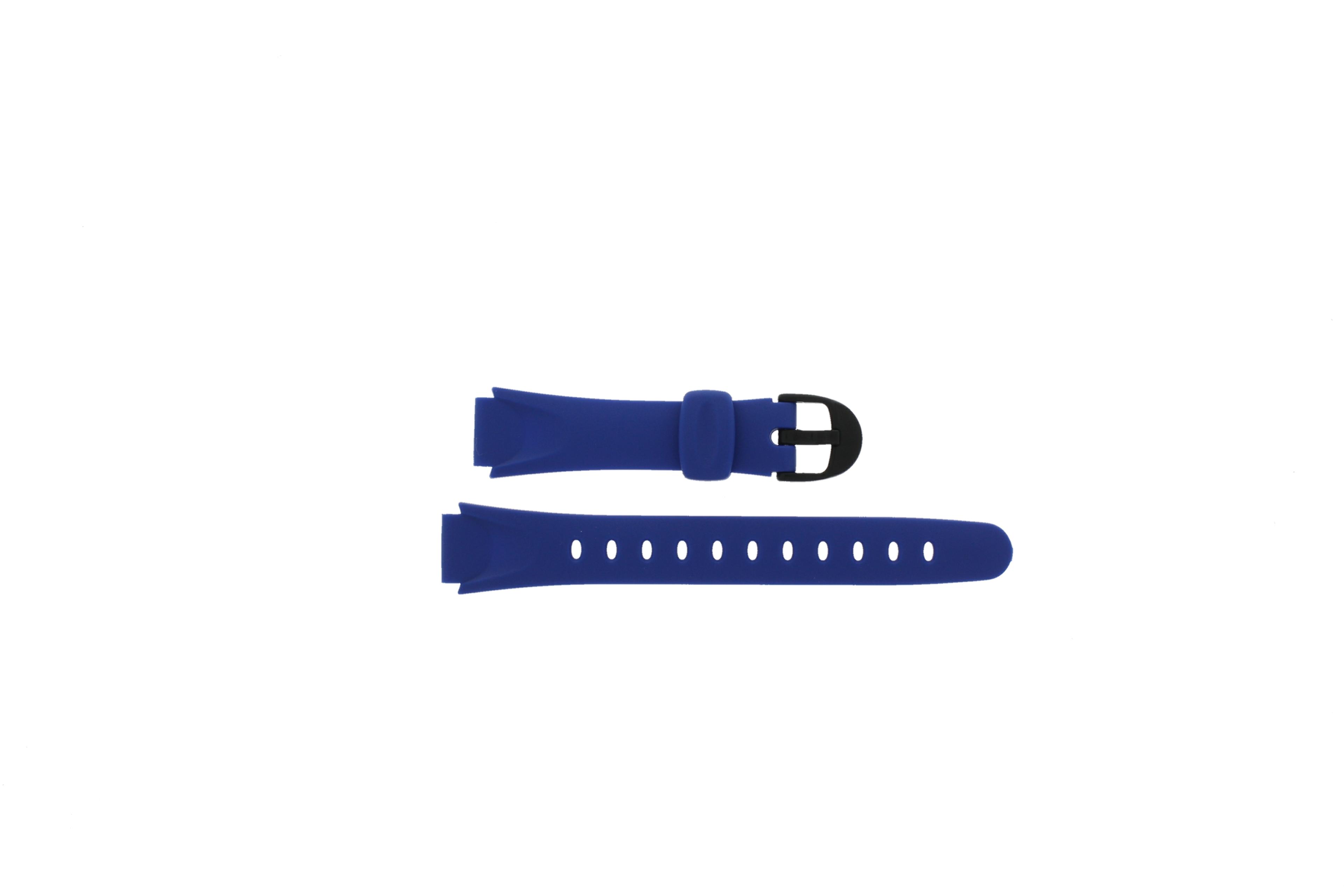 Watch strap Casio 10128140 / LW-200-2AV Plastic Blue 14mm