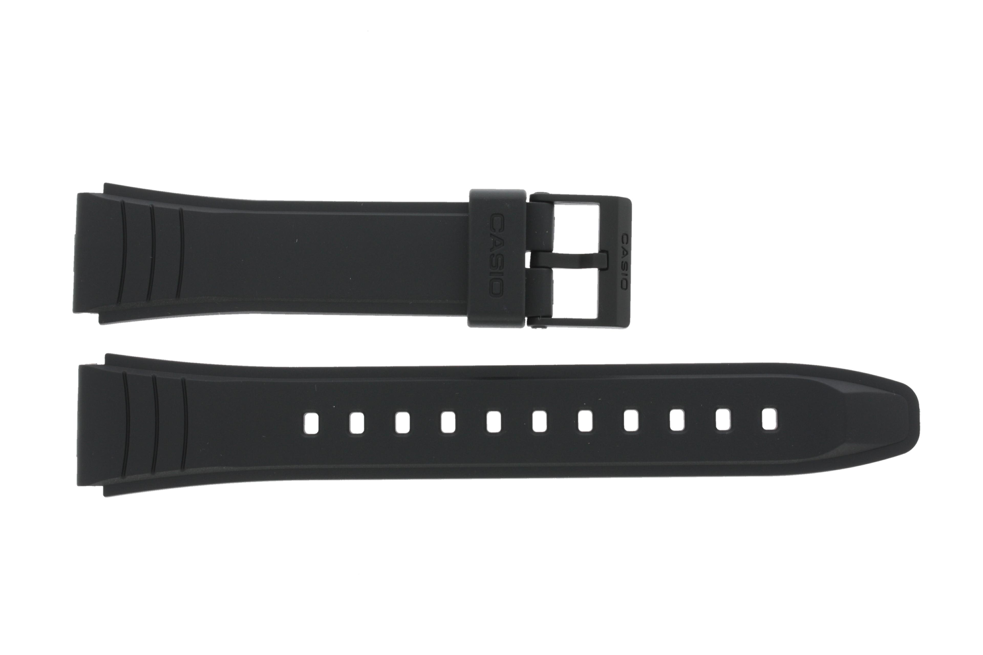 Watch strap Casio AW-49H-1BV / AW-49H-7BV / 10160334 Plastic Black 19mm