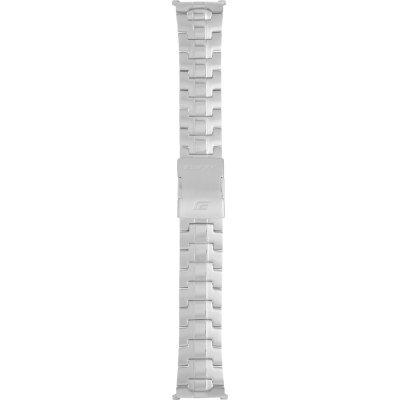 Casio watch strap 10344744 Edifice Steel Silver 22mm