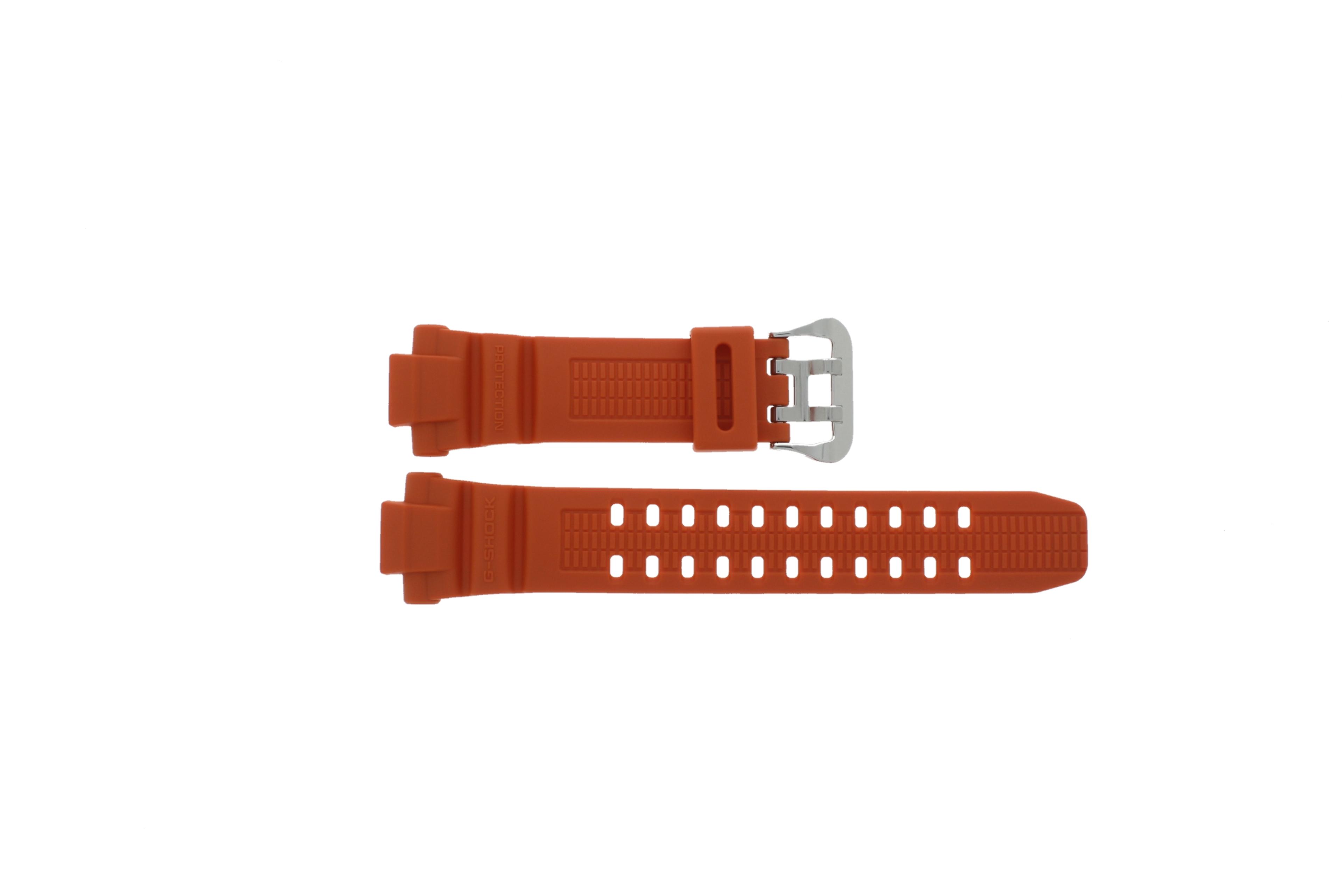 Watch strap Casio 10370830 / GW-3000M-4A Plastic Orange 14mm