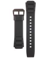 Watch strap Casio 10404335 / EFR-515PB-1A2V Plastic Black 18mm