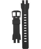 Watch strap Casio 10443951 Rubber Black 16mm