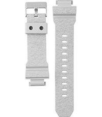 Watch strap Casio 10491485 / GD-X6900HT-8 Rubber Grey 16mm