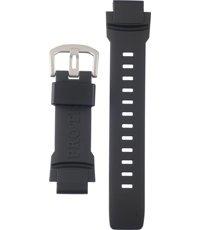 Watch strap Casio 10517703 Rubber Black 18mm