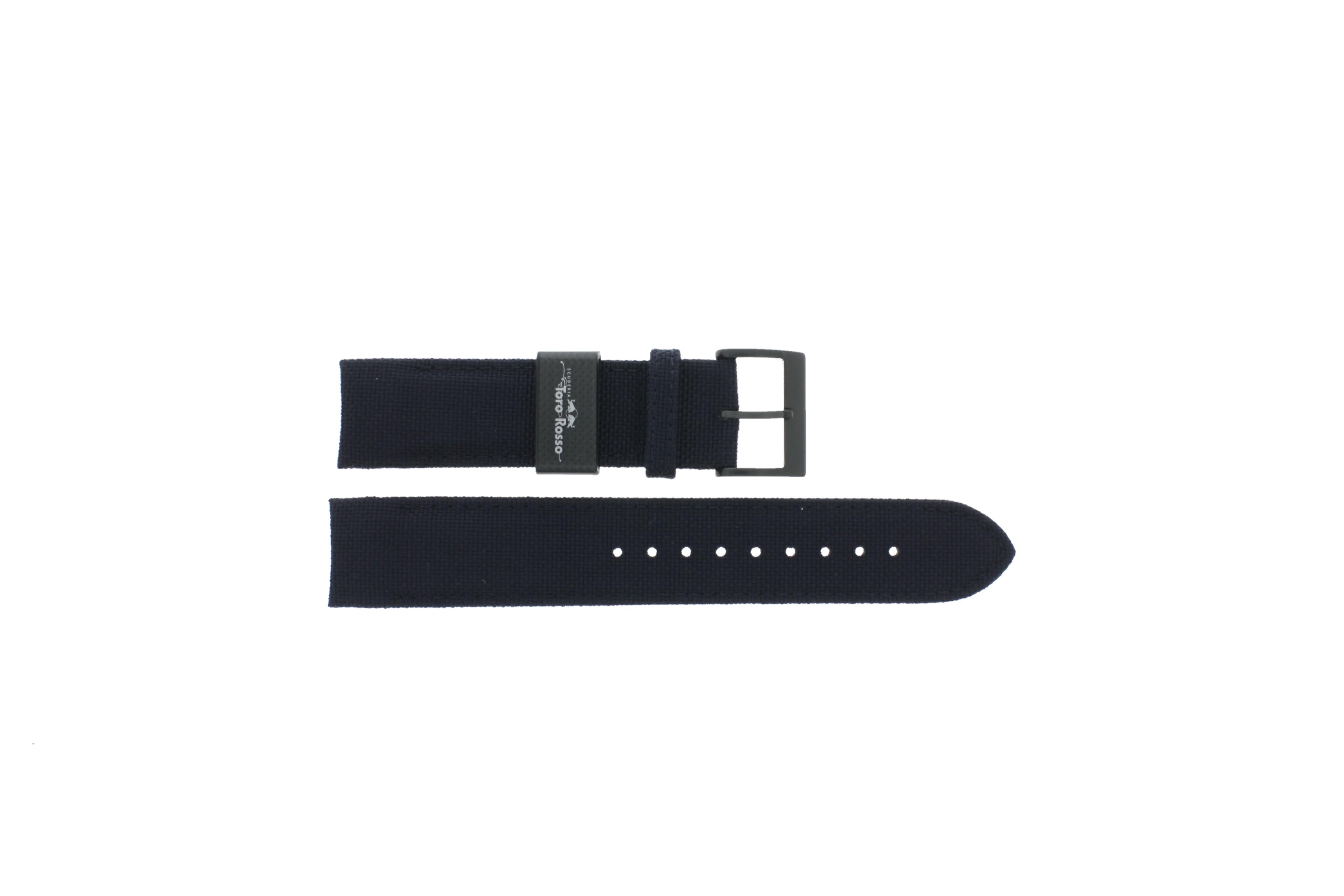 Watch strap Casio 10552099 / EQB-800TR-1A Leather/Textiles Blue 22mm