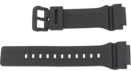 Watch strap Casio 10558173 Plastic Black 20mm